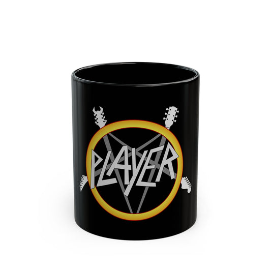 Player Black Coffee Mug