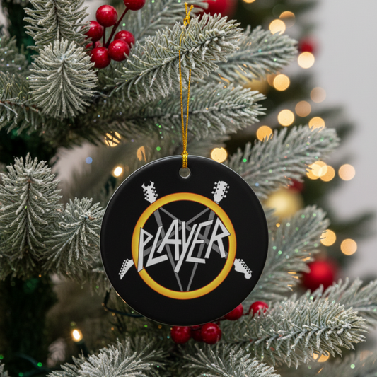 Player Ceramic Ornament